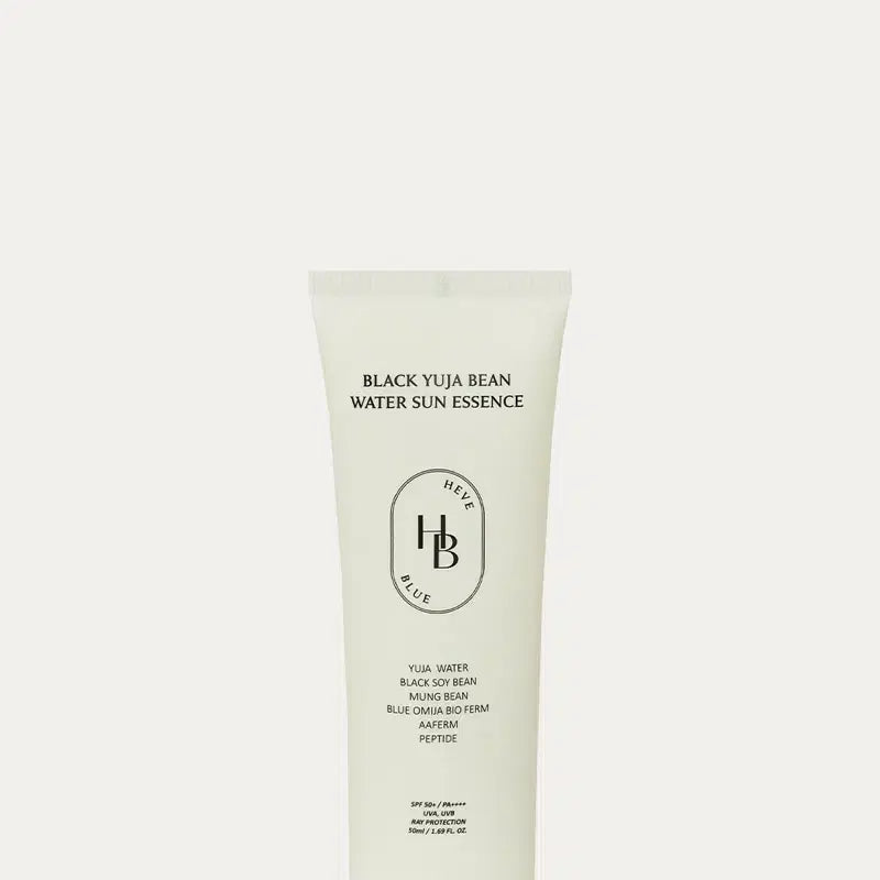 [BUNJANG] Heavblue Black Yuja Bean Water Sun Essence Sunscreen / [교환가능] 헤브블루 블랙 유자 빈 워터 선에센스 선크림