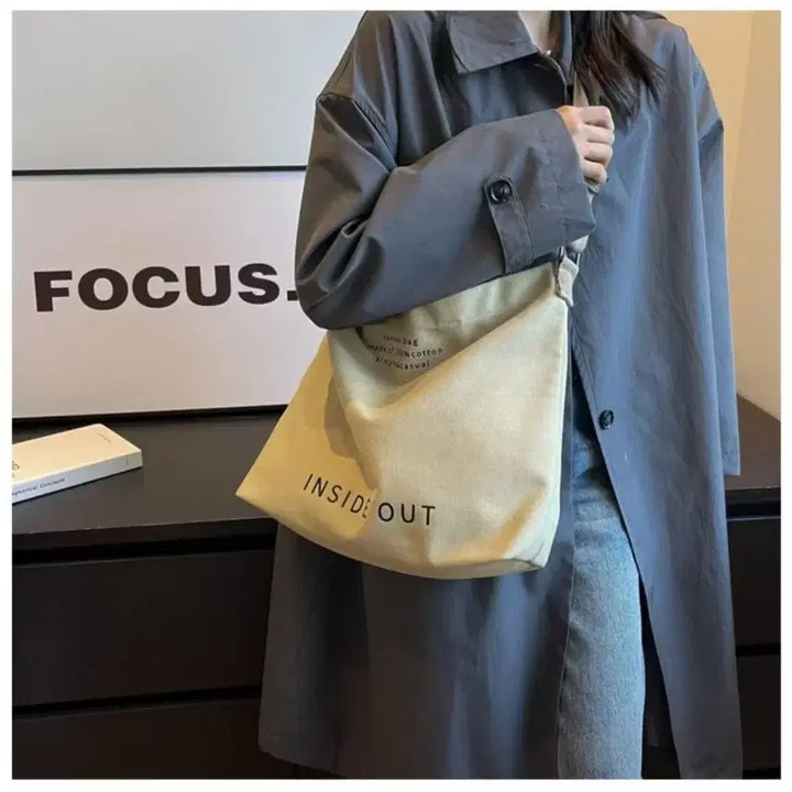 [BUNJANG] Fabric Crossbag / 새것)패브릭 크로스백