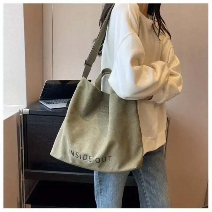 [BUNJANG] Fabric Crossbag / 새것)패브릭 크로스백