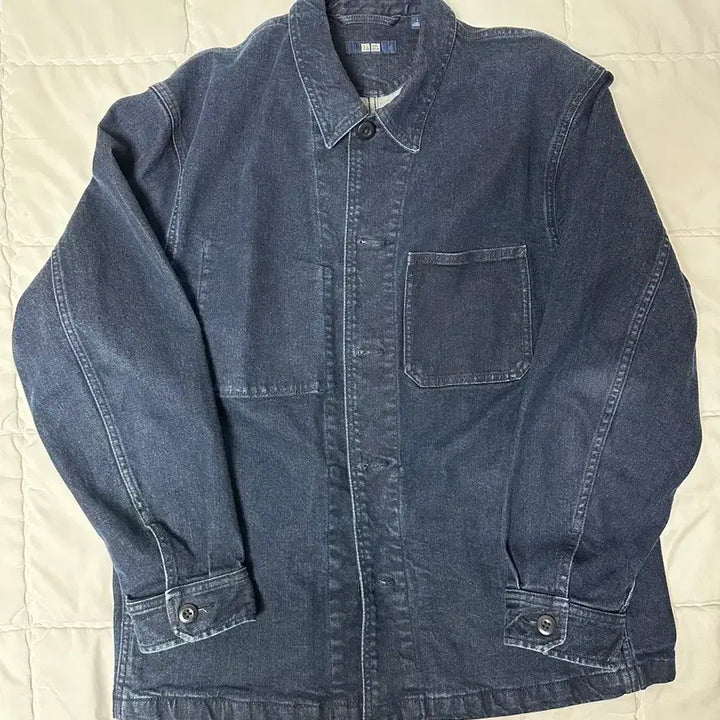 [BUNJANG] Uniqlo Denim Work Jacket L / 유니클로 데님 워크자켓 L
