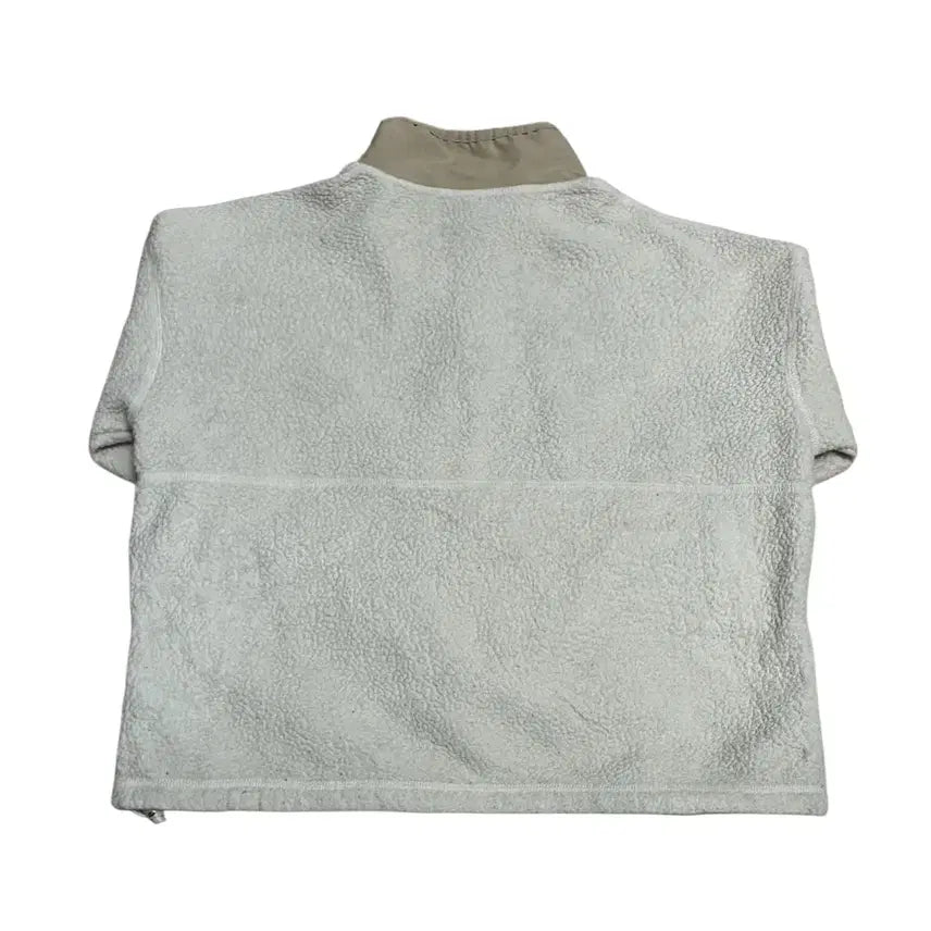 [BUNJANG] The North Face Button Fleece Ivory / 노스페이스 버튼 플리스 아이보리