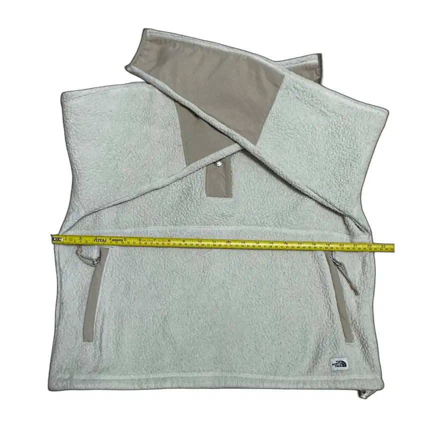 [BUNJANG] The North Face Button Fleece Ivory / 노스페이스 버튼 플리스 아이보리