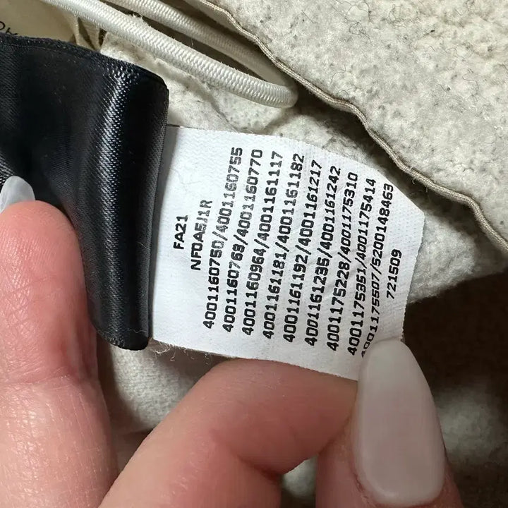 [BUNJANG] The North Face Button Fleece Ivory / 노스페이스 버튼 플리스 아이보리