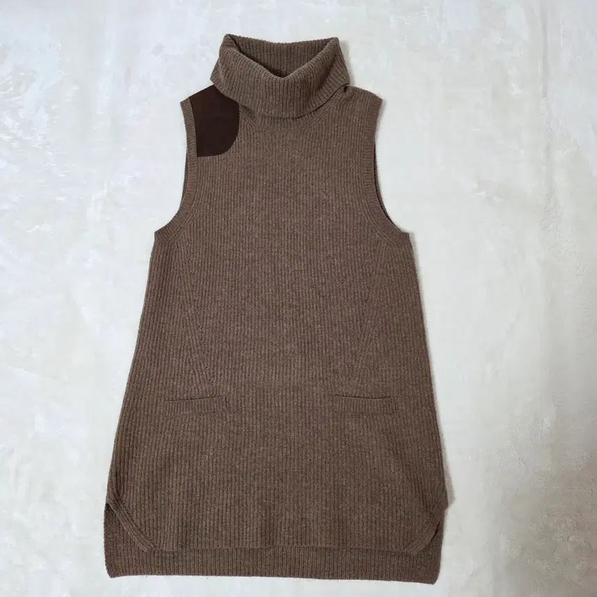 [BUNJANG] Hazzys Vintage Long Knit Vest / (90)여성 헤지스 빈티지 롱 니트 베스트