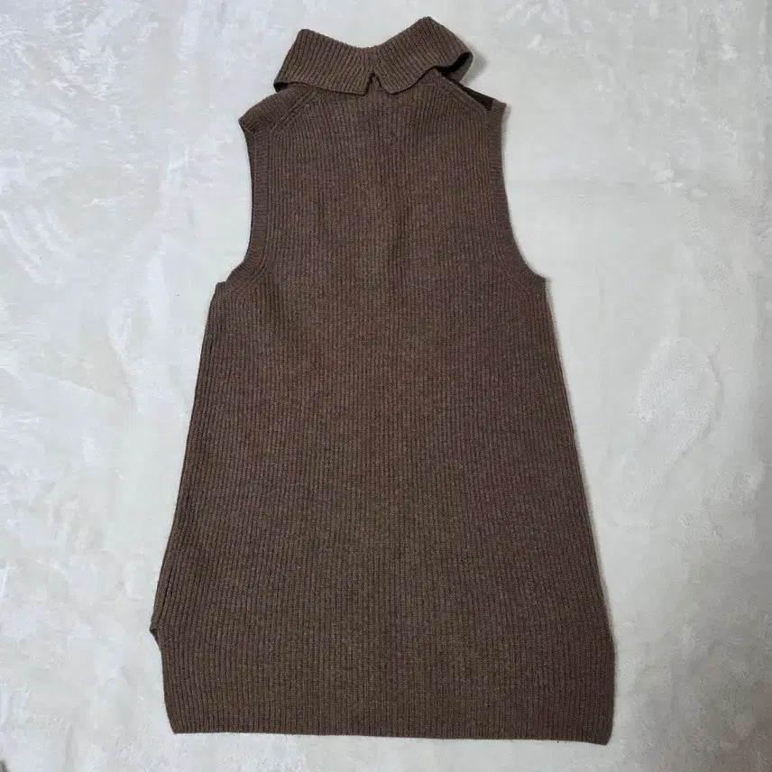 [BUNJANG] Hazzys Vintage Long Knit Vest / (90)여성 헤지스 빈티지 롱 니트 베스트