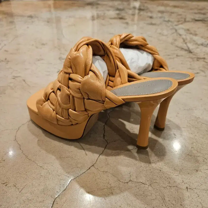 [BUNJANG] Bottega Veneta Hill Pumps Clay 37 / 보테가 베네타 힐 펌프스 클레이 미착용 새상품사이즈 37