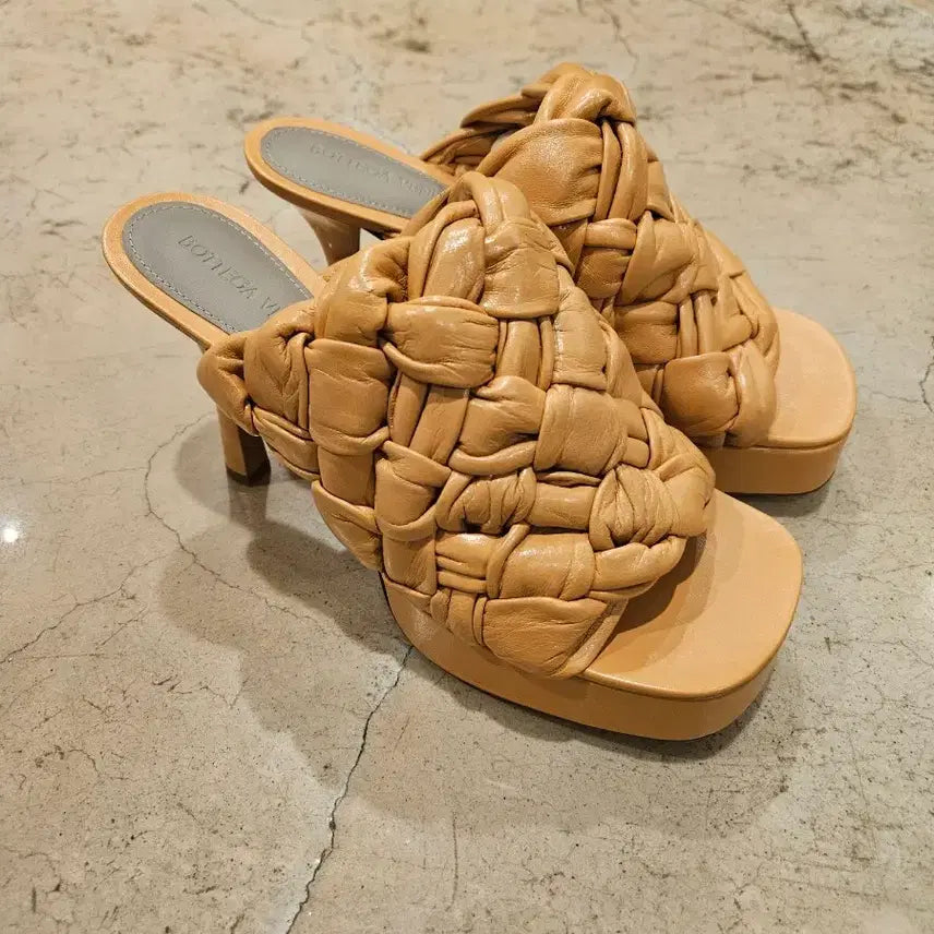 [BUNJANG] Bottega Veneta Hill Pumps Clay 37 / 보테가 베네타 힐 펌프스 클레이 미착용 새상품사이즈 37