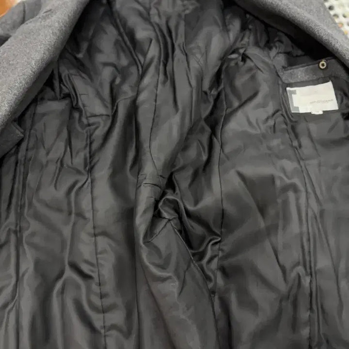 [BUNJANG] Solid Homme Gray Double Coat (Size 105) / 남성 솔리드옴므 그레이 더블코트 105사이즈