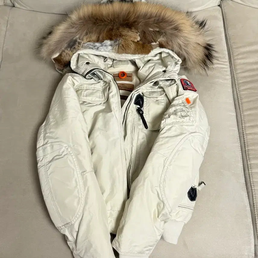 [BUNJANG] Parajumpers Gobi Ivory Down Jacket / (XS) 파라점퍼스 고비 아이보리 44~55 백화점구매
