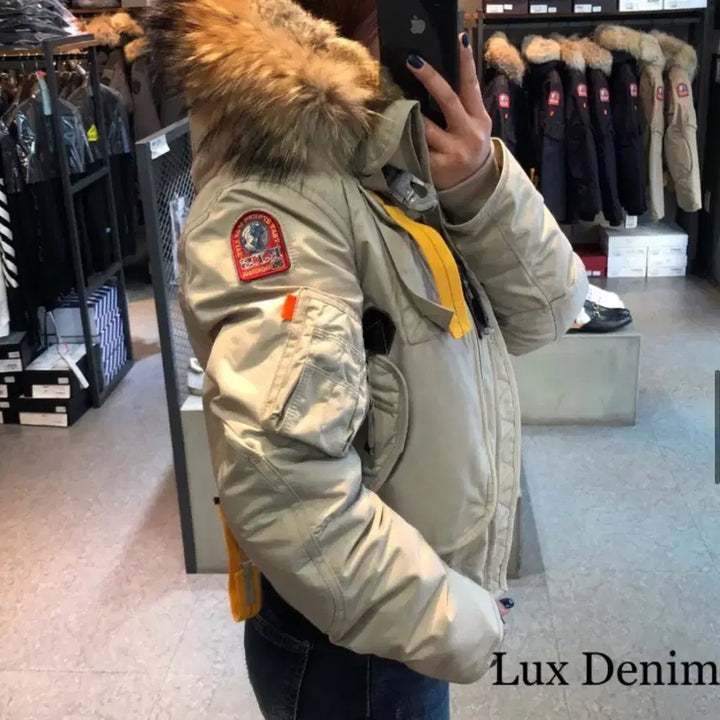 [BUNJANG] Parajumpers Gobi Ivory Down Jacket / (XS) 파라점퍼스 고비 아이보리 44~55 백화점구매