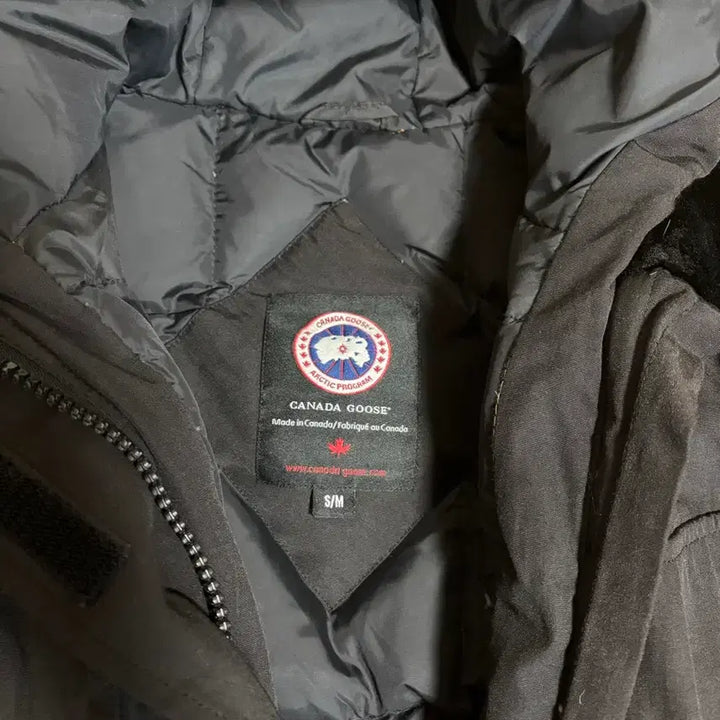 [BUNJANG] Canada Goose Black Padded Jacket (S) / 캐나다구스 블랙 패딩 자켓 s