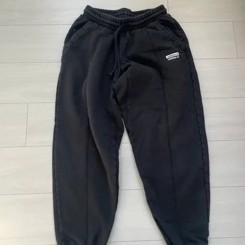 [BUNJANG] Adidas Black Training Pants / 아디다스 면 트레이닝 바지 블랙