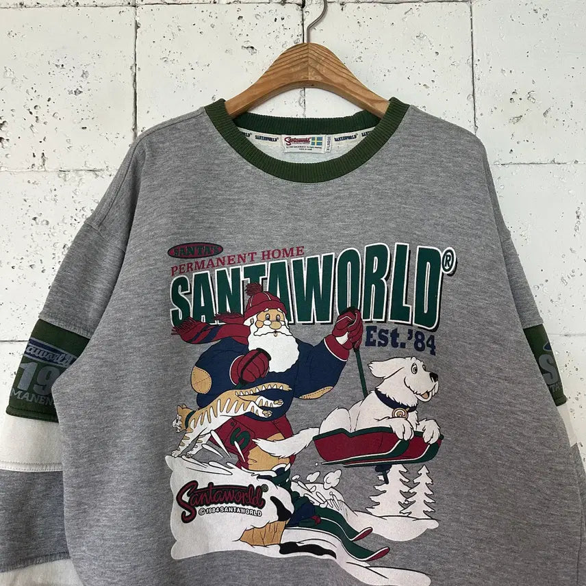 [BUNJANG] Vintage Santa World Sweatshirt / XL 빈티지 산타월드 맨투맨