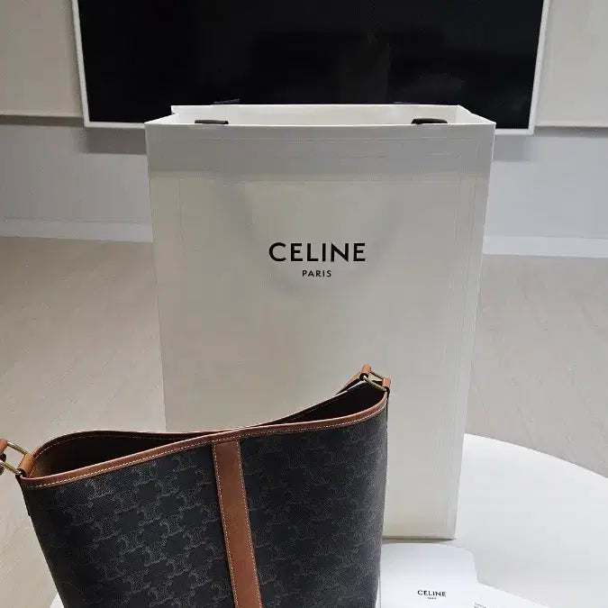 [BUNJANG] Celine Triomphe Bucket Bag M / 셀린느 트리오페 버킷백 M