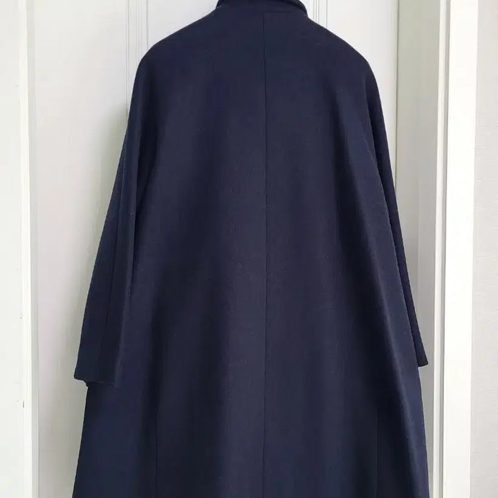 [BUNJANG] BOBOS Wool Blend A-Line Fox Fur Half Coat / <새상품>울혼방 에이라인 폭스 하프코트