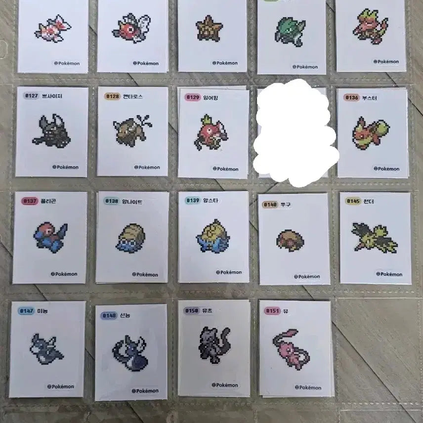 [SOLD OUT] 포켓몬띠부씰 픽셀중복 개별판매