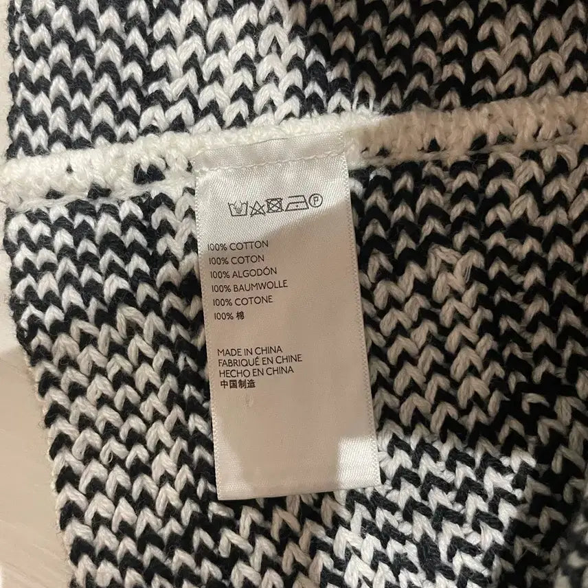 [BUNJANG] Checkered Knit Hat / 체크무늬 니트 모자