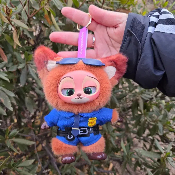 [BUNJANG] Zootopia Nick Wilde Police Officer Doll Keyring / 주토피아 닉 와일드 경찰관 인형 키링