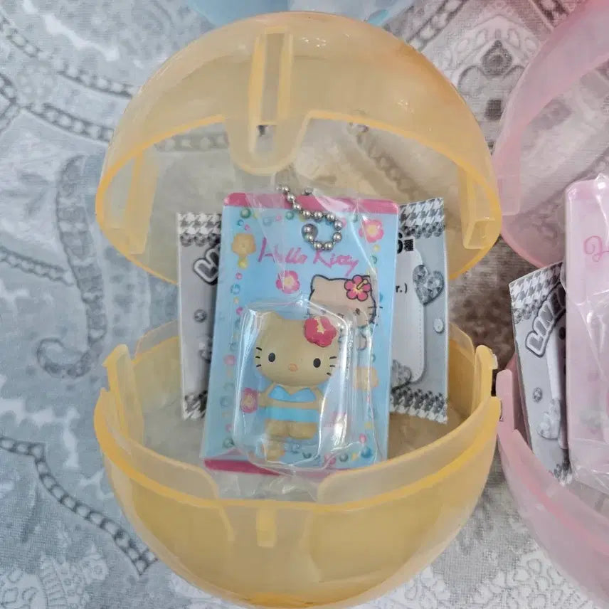 [BUNJANG] Hello Kitty Package Collection Miniature Figure Bundle Set / 헬로키티 패키지 컬렉션 미니어쳐 갸루 태닝 엔젤 베이비 피규어 키링 가챠