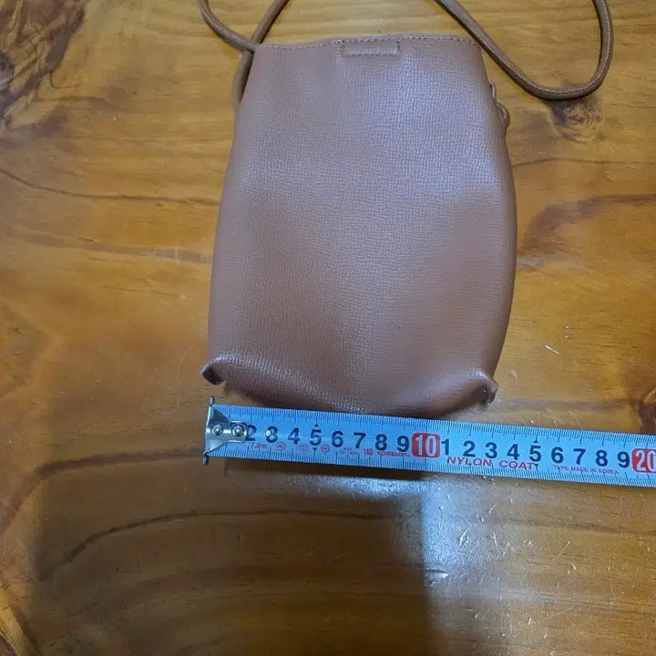 [BUNJANG] Mini Phone Bag Brown Crossbody / 미니 폰 가방 브라운 크로스백