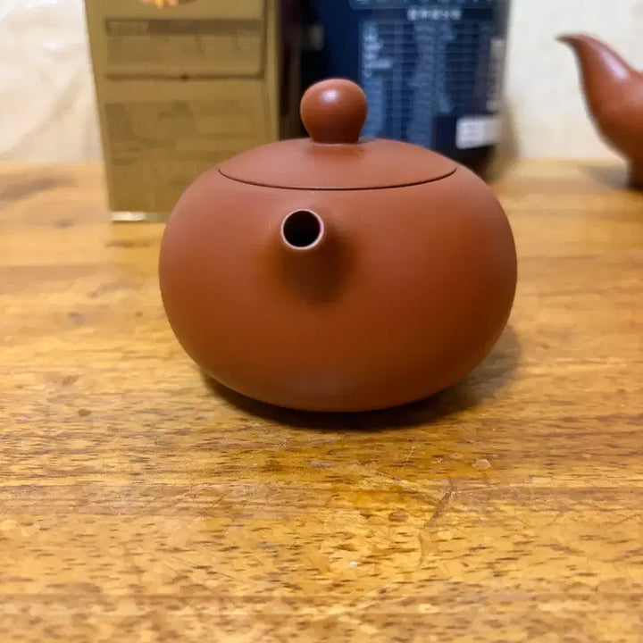 [BUNJANG] Semi-Handmade Purple Clay Teapot / (1248)반수공 초주자사호(중) 미사용