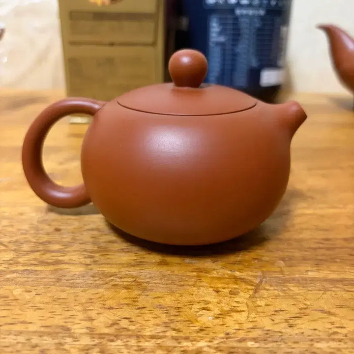 [BUNJANG] Semi-Handmade Purple Clay Teapot / (1248)반수공 초주자사호(중) 미사용