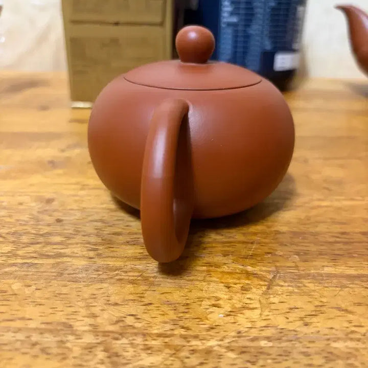 [BUNJANG] Semi-Handmade Purple Clay Teapot / (1248)반수공 초주자사호(중) 미사용