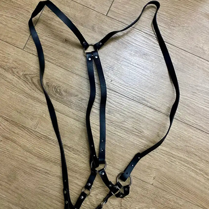[SOLD OUT] 비비안웨스트우드 느낌 가죽 하네스 벨트 2개