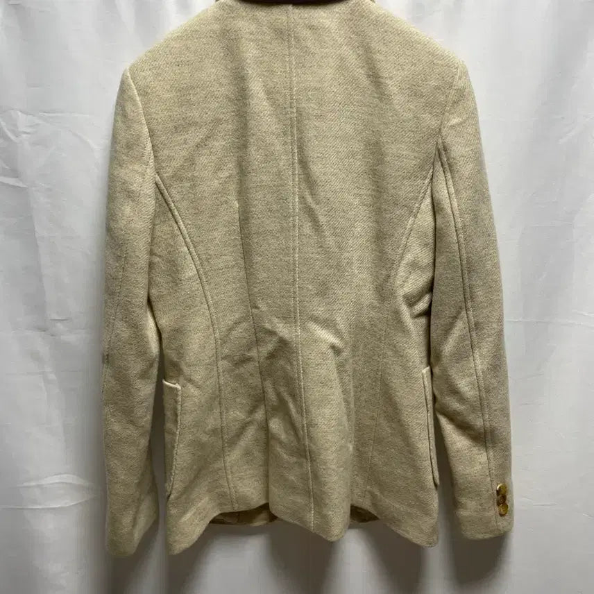 [BUNJANG] Beanpole Women's Ivory Jacket Size S-M / 빈폴 여성 아이보리 자켓 85-95-165