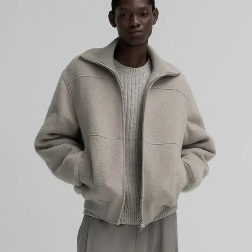 [BUNJANG] In Silence Heavy Wool Bomber Jacket - Size S / 인사일런스 헤비 울 봄버 자켓 S사이즈