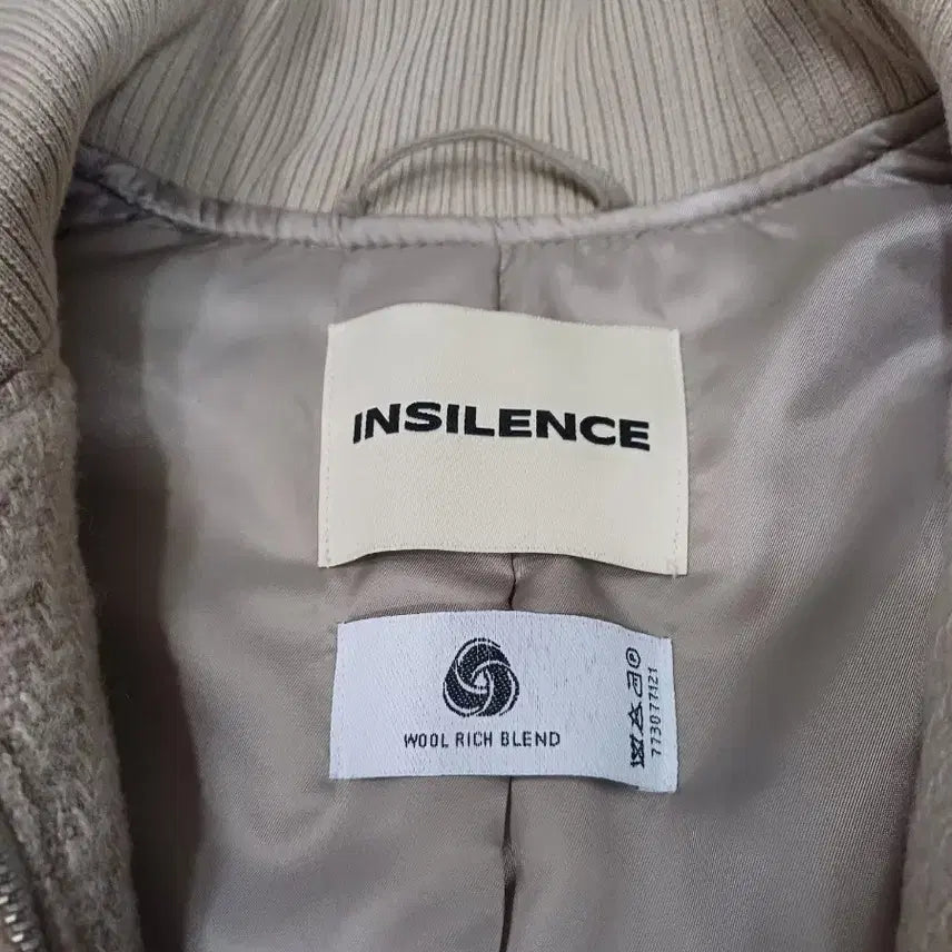 [BUNJANG] In Silence Heavy Wool Bomber Jacket - Size S / 인사일런스 헤비 울 봄버 자켓 S사이즈