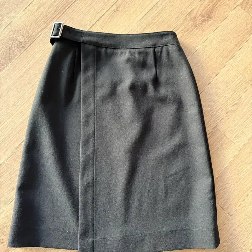 [BUNJANG] Haag Black Wrap Skirt S / 헤이그 Haag 블랙 랩 스커트 S