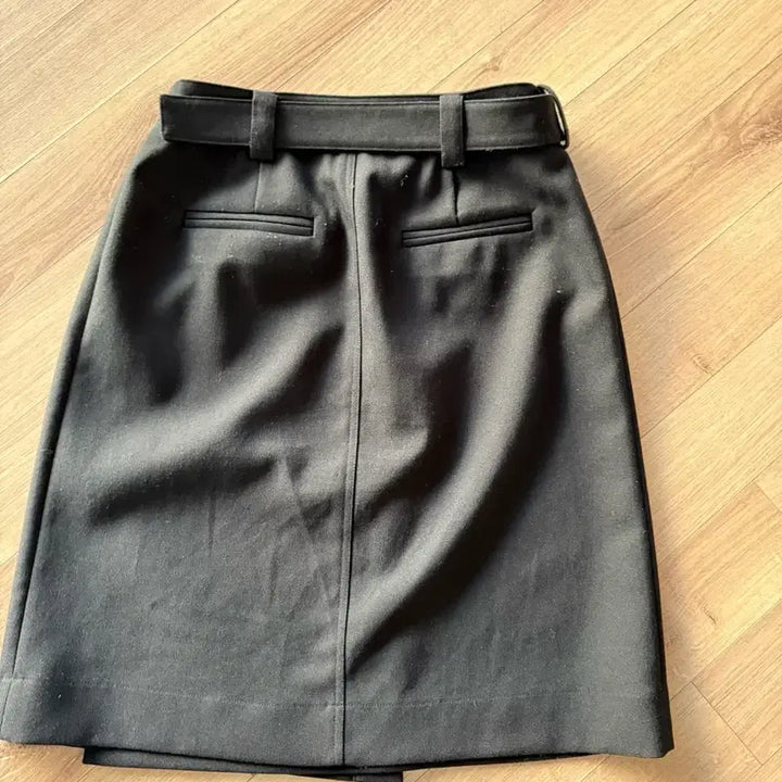[BUNJANG] Haag Black Wrap Skirt S / 헤이그 Haag 블랙 랩 스커트 S