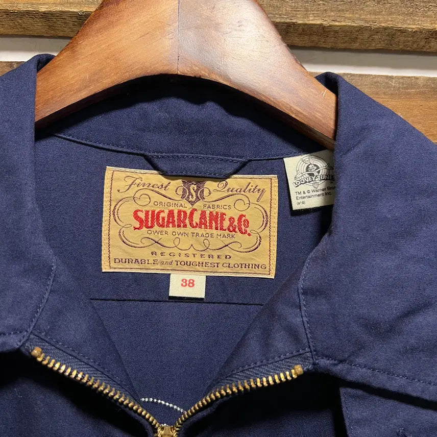 [SOLD OUT] [M]슈가케인 루니툰 로드러너 그래픽 네이비 드리즐러 자켓