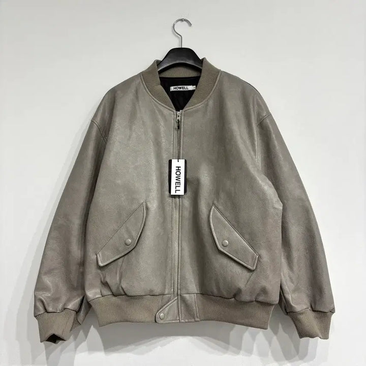 [BUNJANG] Leather Varsity Nu-beum Jumper / [새상품] 레더 바시티 누빔점퍼