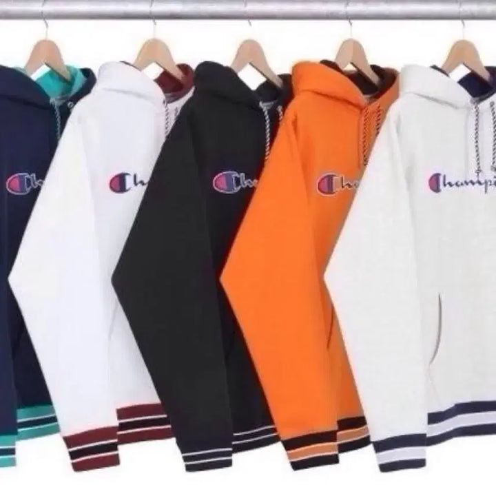 [SOLD OUT] 슈프림 챔피온 15SS 후드 오렌지 L