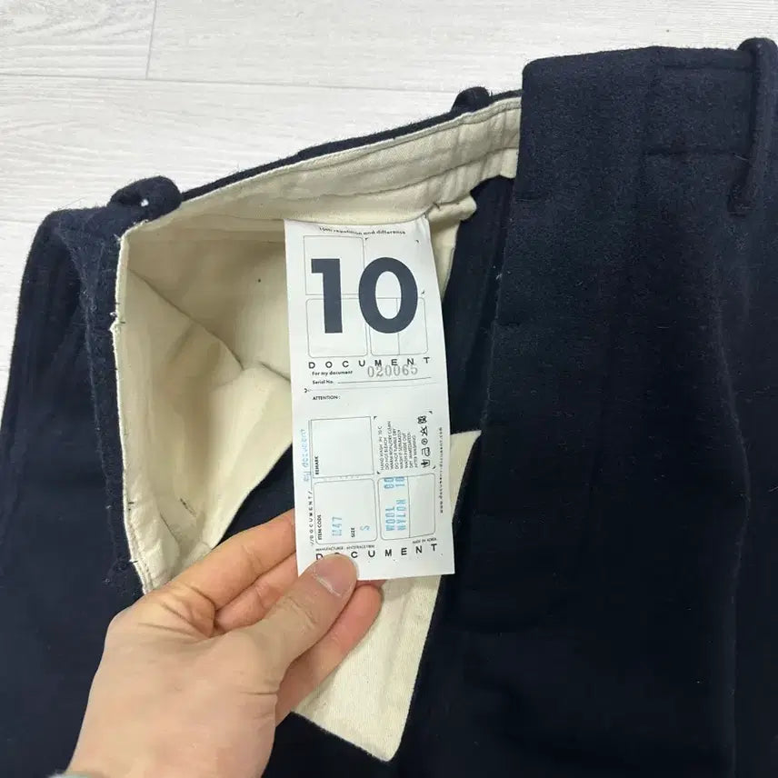 [BUNJANG] Document Melton Wool Pants (Waist 30-32) / 도큐먼트 멜튼울 팬츠 (허리 30~32)