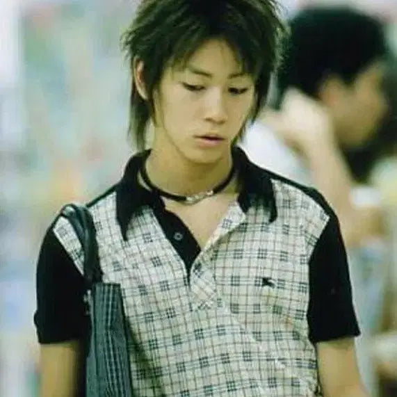 [BUNJANG] Burberry Blue Label Nova Check Shirt L (100) / 버버리 블루라벨 카메 노바체크 셔츠 L(100)