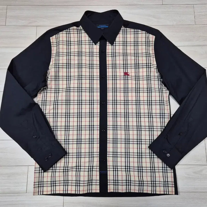 [BUNJANG] Burberry Blue Label Nova Check Shirt L (100) / 버버리 블루라벨 카메 노바체크 셔츠 L(100)