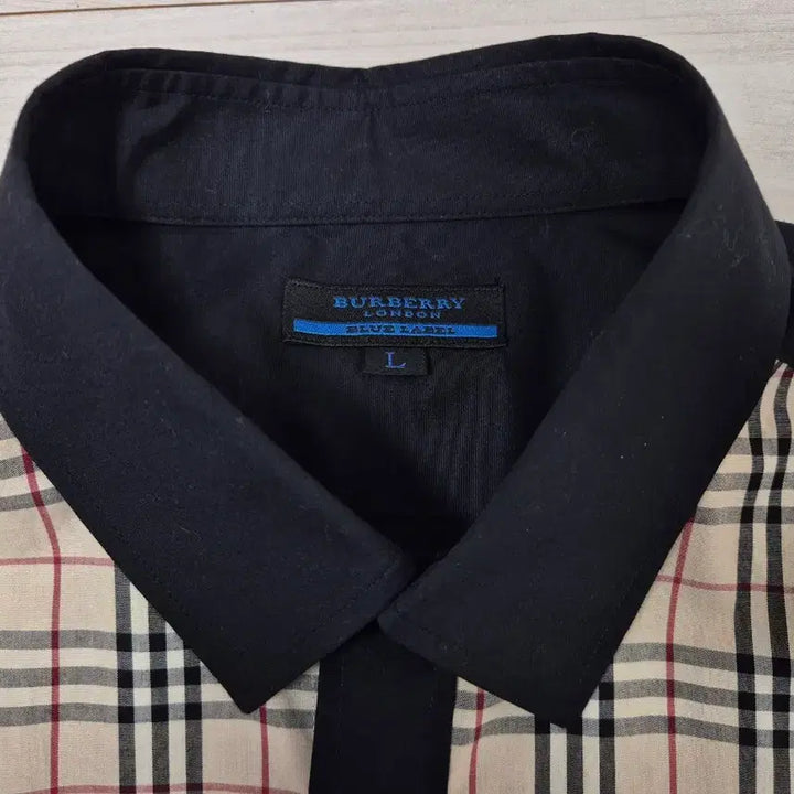 [BUNJANG] Burberry Blue Label Nova Check Shirt L (100) / 버버리 블루라벨 카메 노바체크 셔츠 L(100)