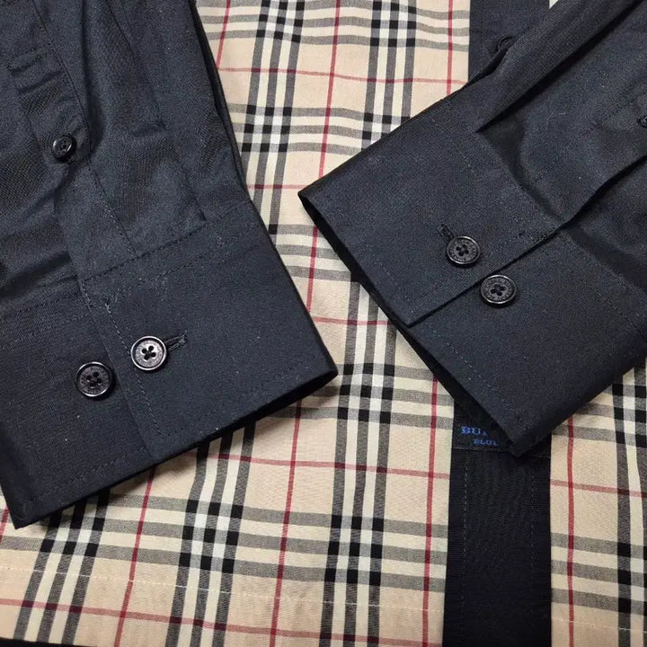 [BUNJANG] Burberry Blue Label Nova Check Shirt L (100) / 버버리 블루라벨 카메 노바체크 셔츠 L(100)