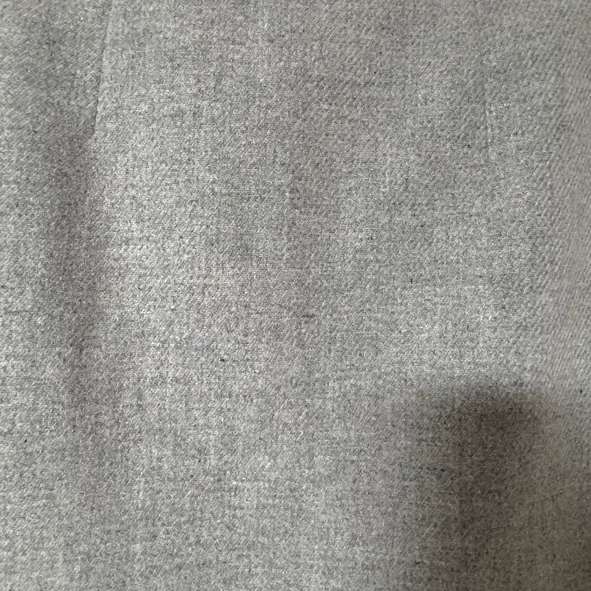 [BUNJANG] Gray Leather Touch Midi Skirt / (새상품) 그레이 울터치 가죽스트리밍 스커트 M