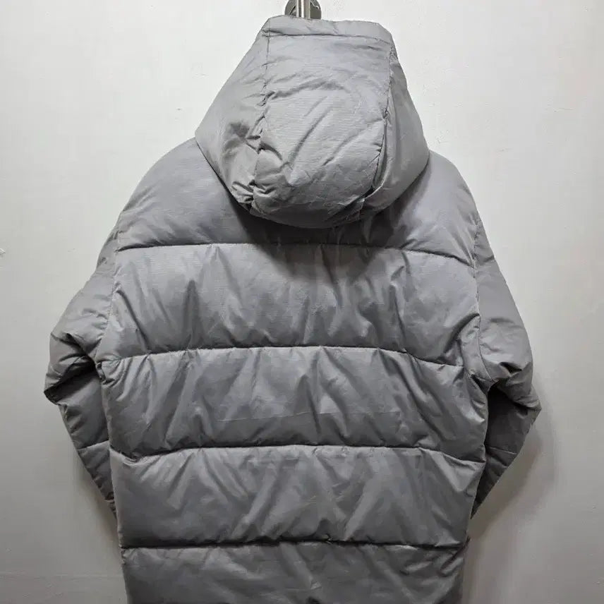 [BUNJANG] Adidas Gray Hooded Padded Jacket (Size M) / 아디다스 후드 패딩 점퍼 그레이 M