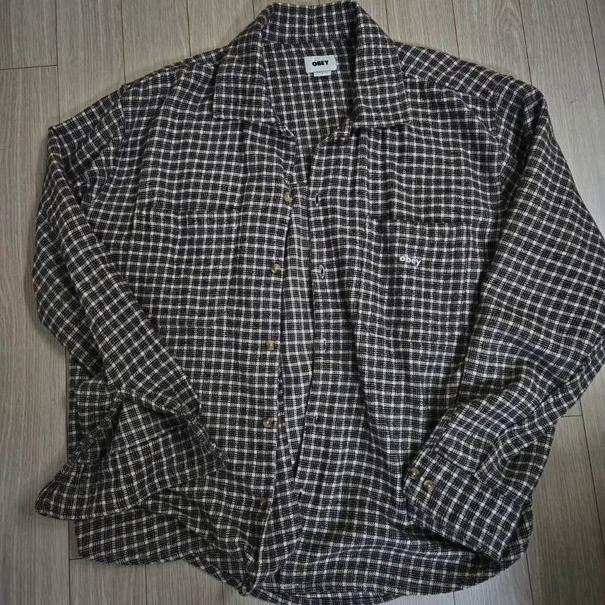 [BUNJANG] Obey Knit Shirt L / 오베이 니트 셔츠 L 100-105