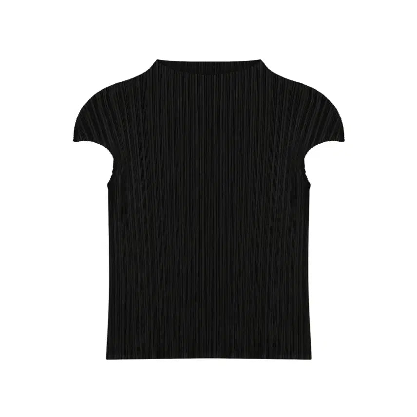 [BUNJANG] OBJEST Pleats Cap Sleeve Top / 오브제스트 플리츠 탑 Pleats Cap Sleeve Top