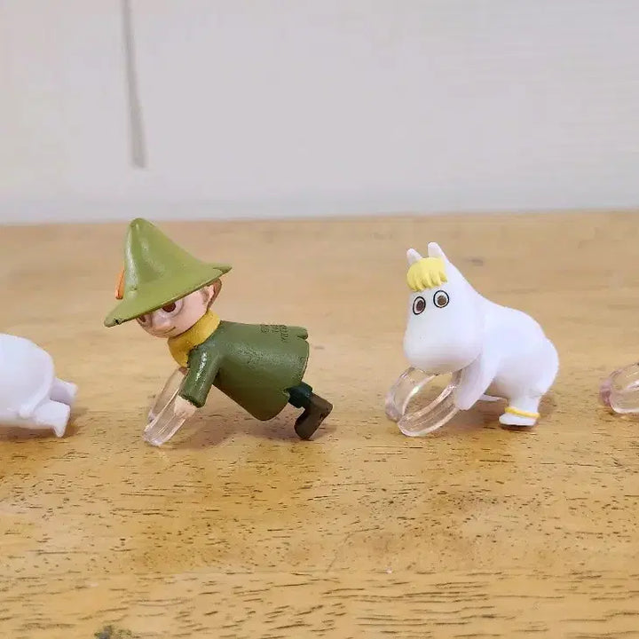[BUNJANG] Moomin Ring Gachapon Set / 무민 반지가챠 4종 세트 판매해요.