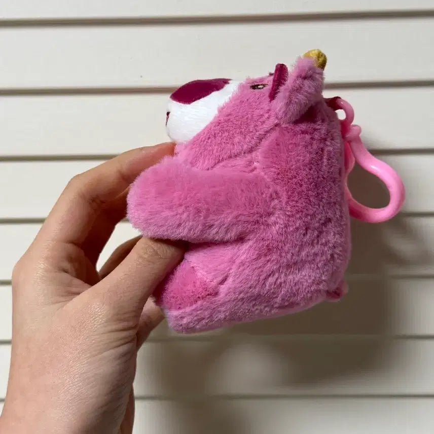 [BUNJANG] Toy Story Lotso Plush Keyring / 토이스토리 랏소 인형 키링