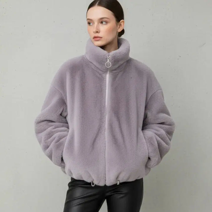 [BUNJANG] Sellys Eco Fur Jacket / [새상품급]*꽃샘추위엔*셀리스Sellys 에코퍼 페이크 퍼 자켓