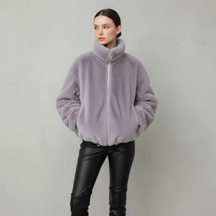 [BUNJANG] Sellys Eco Fur Jacket / [새상품급]*꽃샘추위엔*셀리스Sellys 에코퍼 페이크 퍼 자켓