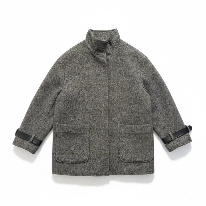 [BUNJANG] Plastic Island Wool Buckle Jacket / 여성S/ 플라스틱아일랜드 버클 모직자켓